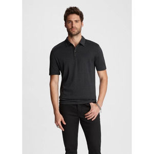 John Varvatos Silk Cotton Hampton Polo, size M